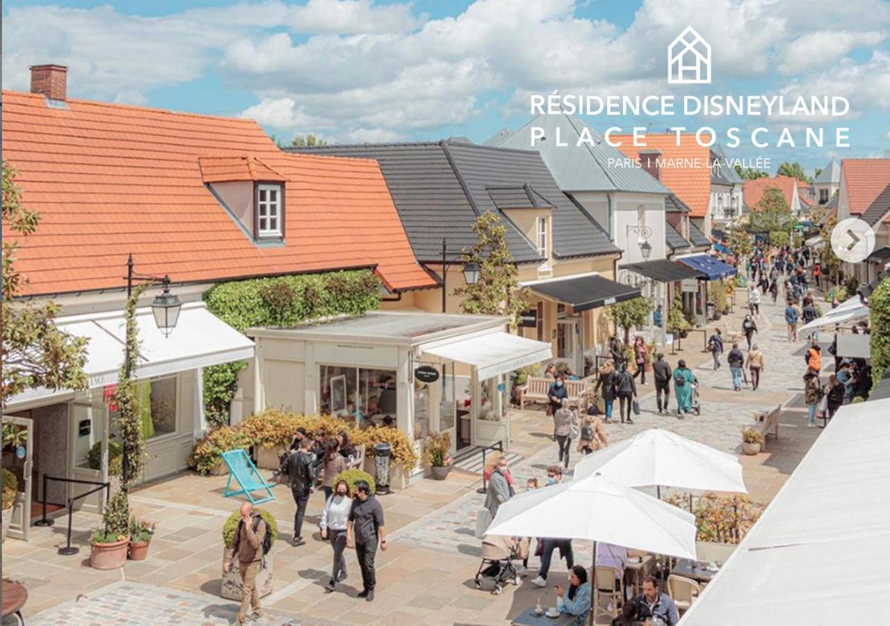 Residence Disneyland Place Toscane Serris Bagian luar foto