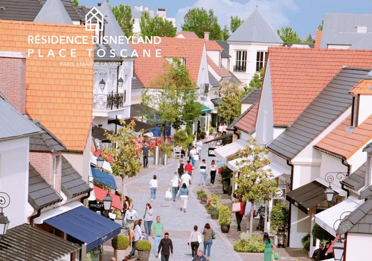Residence Disneyland Place Toscane Serris Bagian luar foto