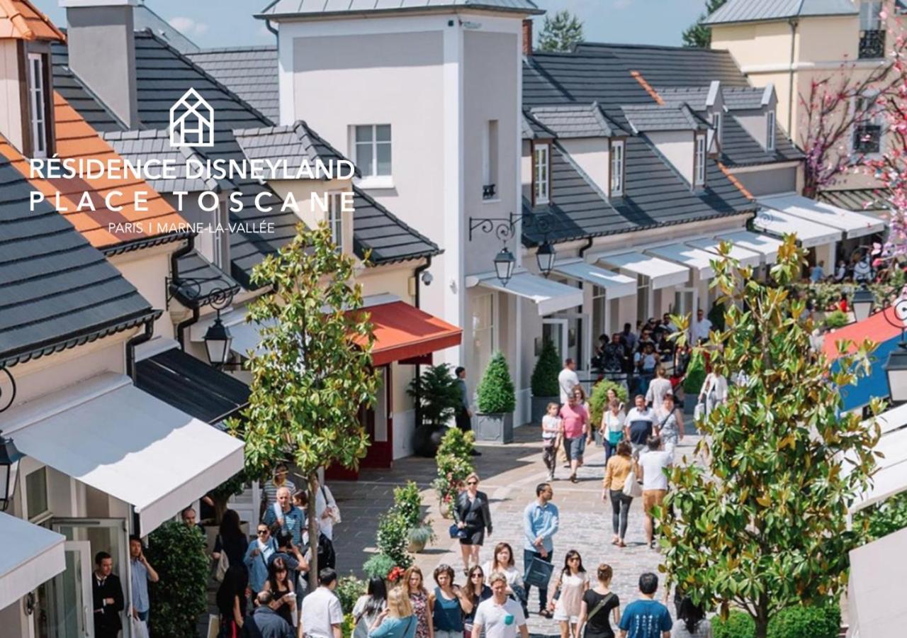 Residence Disneyland Place Toscane Serris Bagian luar foto