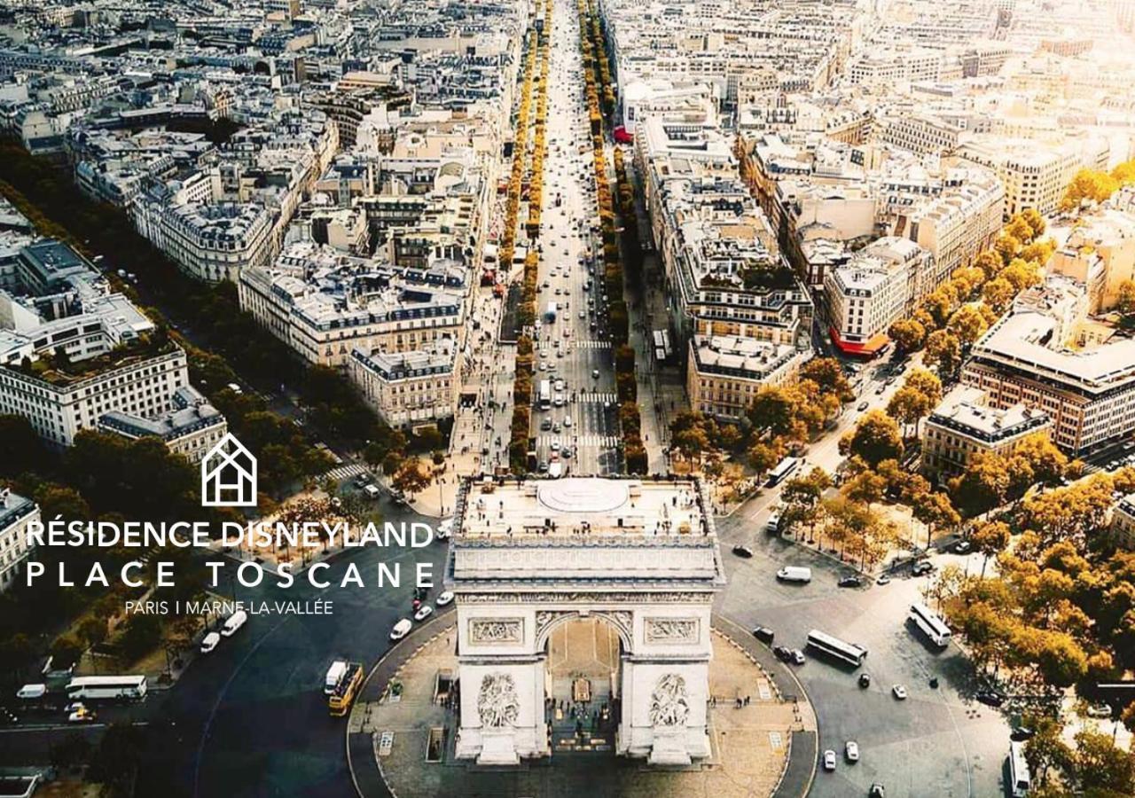 Residence Disneyland Place Toscane Serris Bagian luar foto