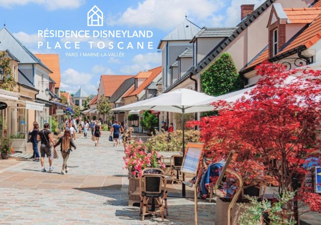 Residence Disneyland Place Toscane Serris Bagian luar foto